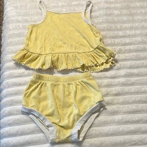 Yellow Ruffled Baby Outfit by Cat & Jack